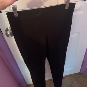 2 pairs of Plain black leggings